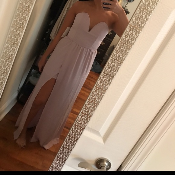 Lilac maxi dress from tobi - Picture 2 of 2